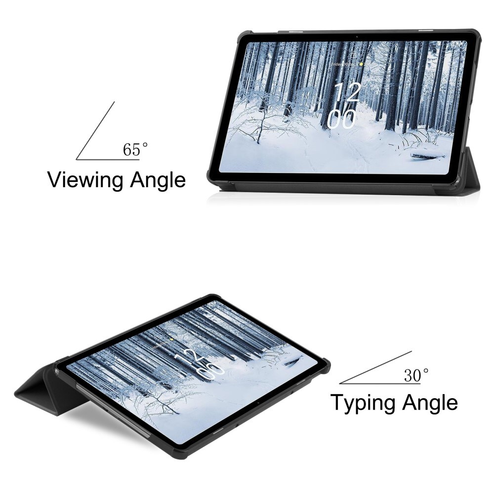  Nokia T21 Tri-Fold etui, Sort