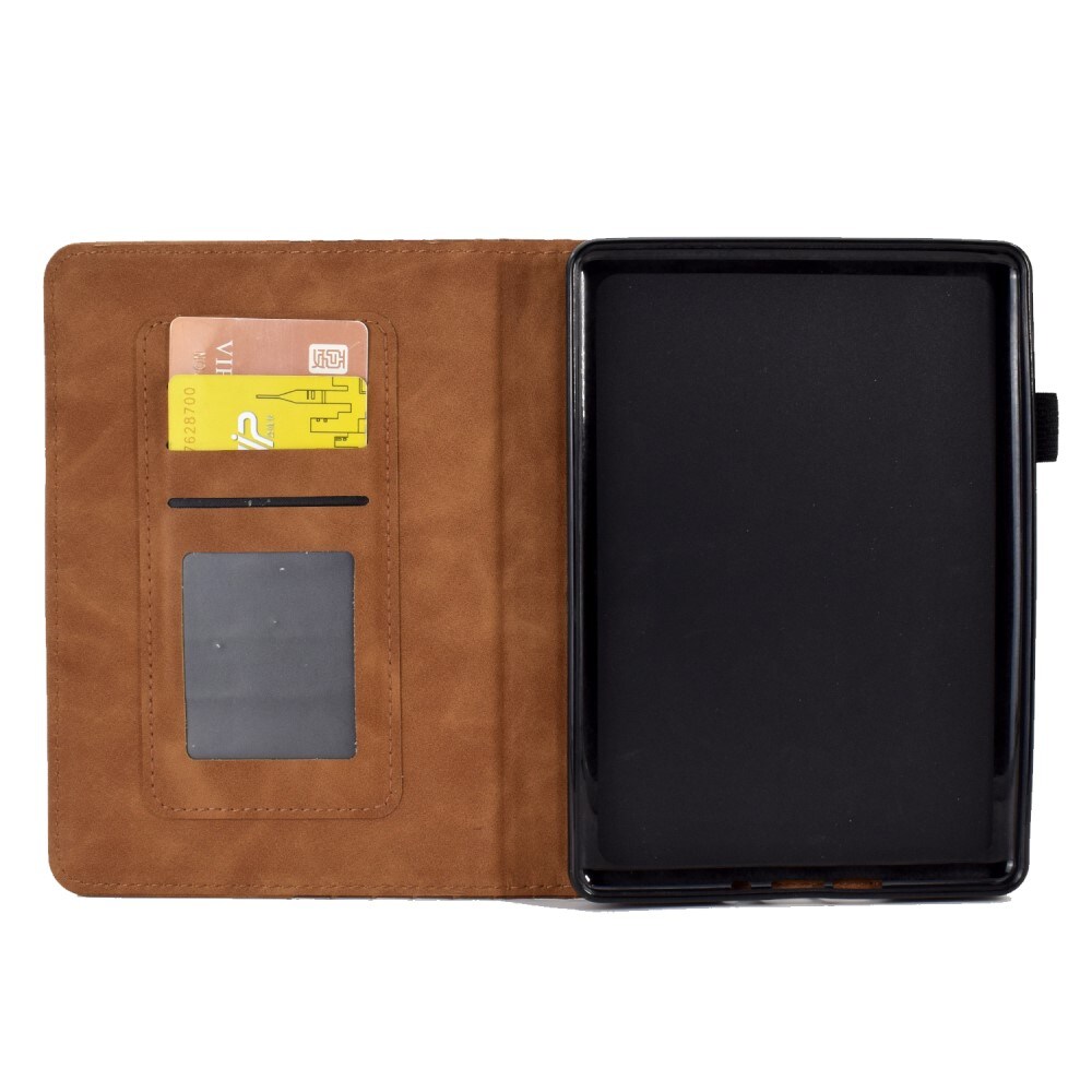 Amazon Kindle 11th gen (2022) Flot etui med kortholder, Brun