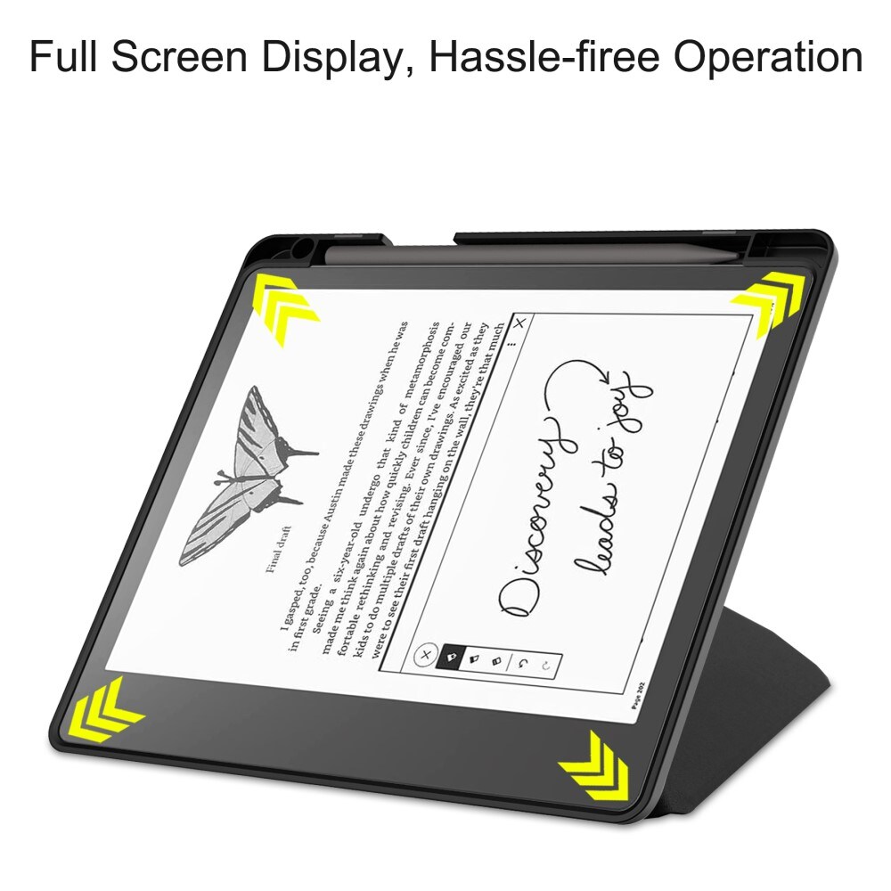 Origami Amazon Kindle Scribe 10.2 Beskyttende etui, Sort