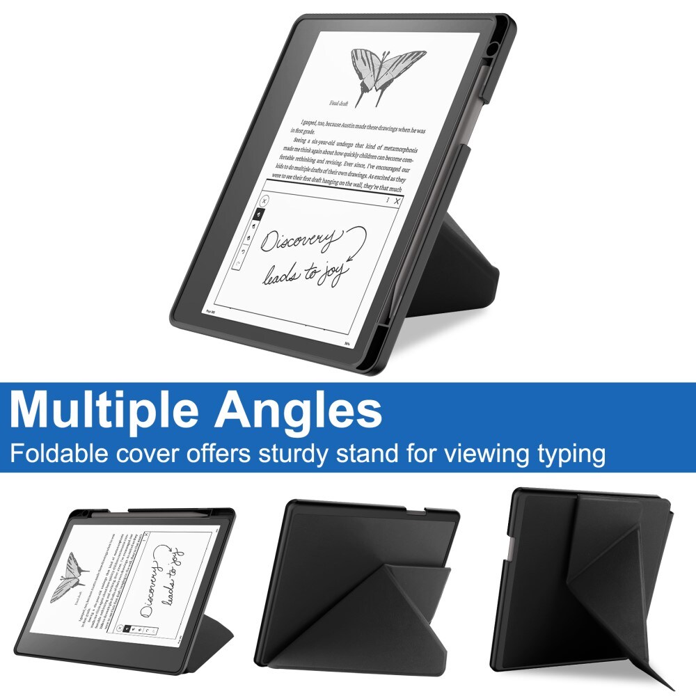 Origami Amazon Kindle Scribe 10.2 Beskyttende etui, Sort