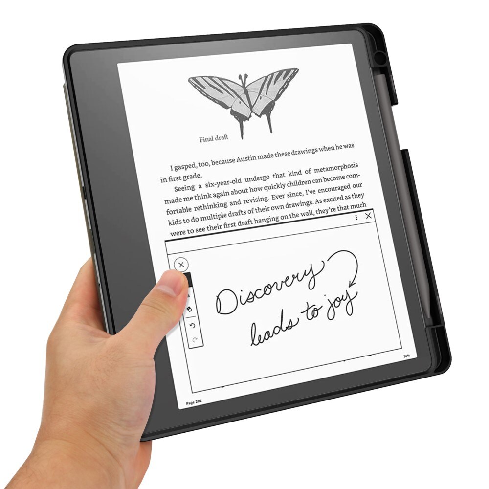 Origami Amazon Kindle Scribe 10.2 Beskyttende etui, Sort