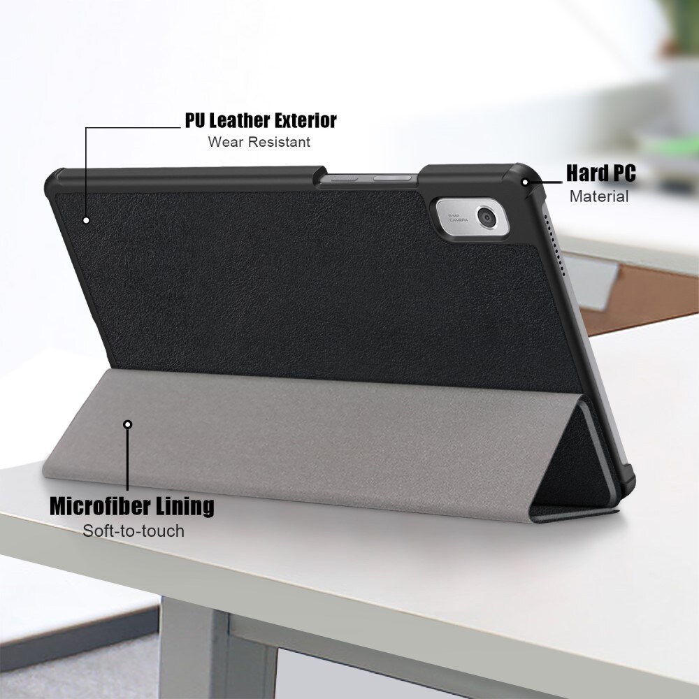 Lenovo Tab M9 Tri-Fold etui, Sort