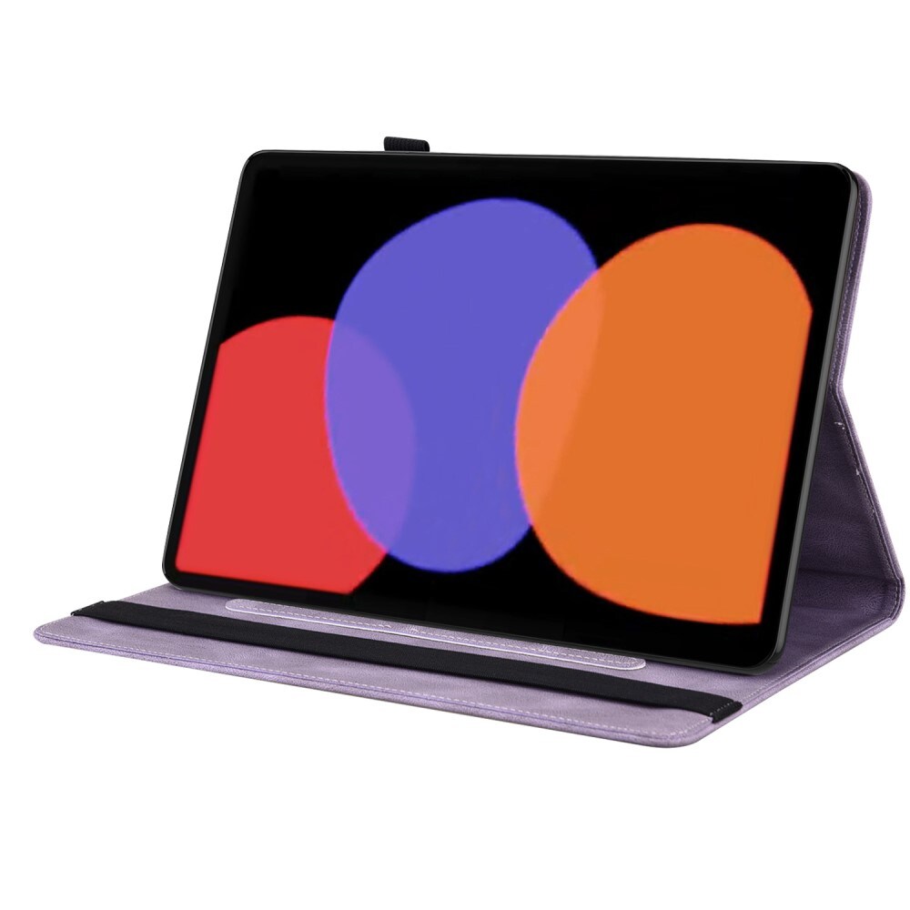 Xiaomi Pad 6 Etui med sommerfugle, Lilla