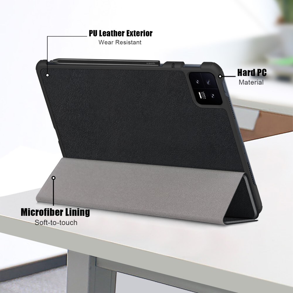 Xiaomi Pad 6 Tri-Fold etui, Sort
