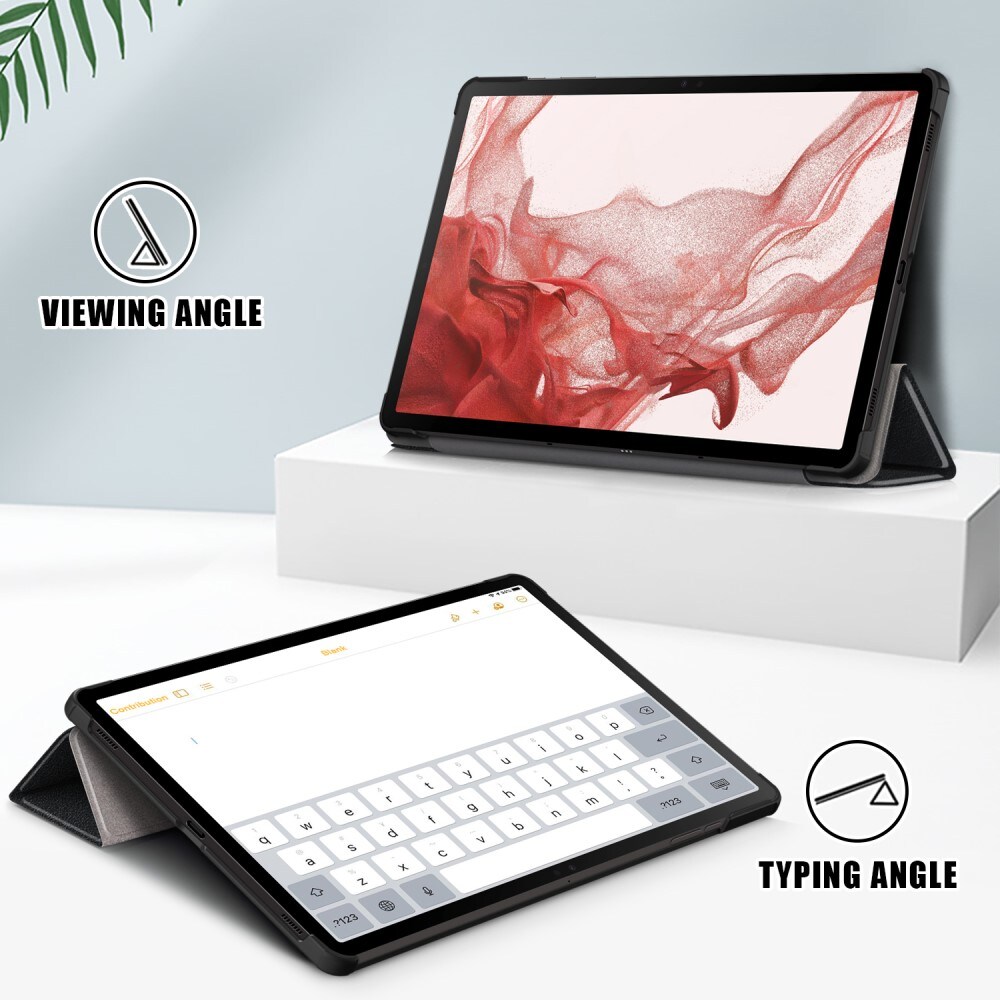 Samsung Galaxy Tab S9 Plus Tri-Fold etui, Sort