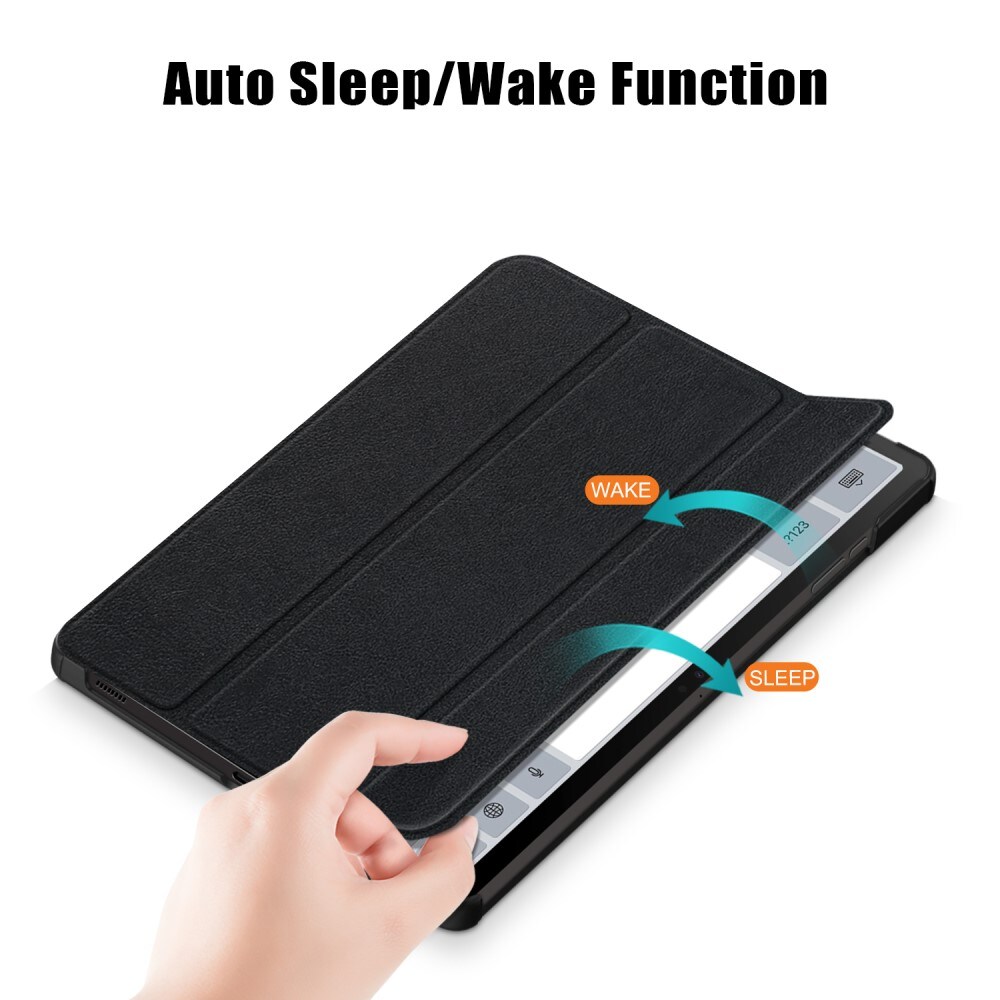 Samsung Galaxy Tab S9 Plus Tri-Fold etui, Sort