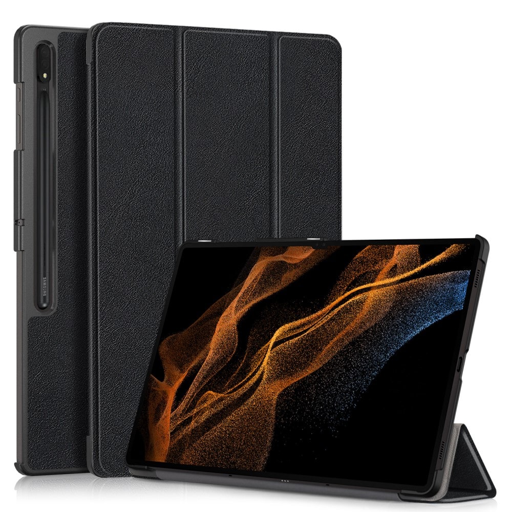 Samsung Galaxy Tab S10 Ultra Tri-Fold etui, Sort