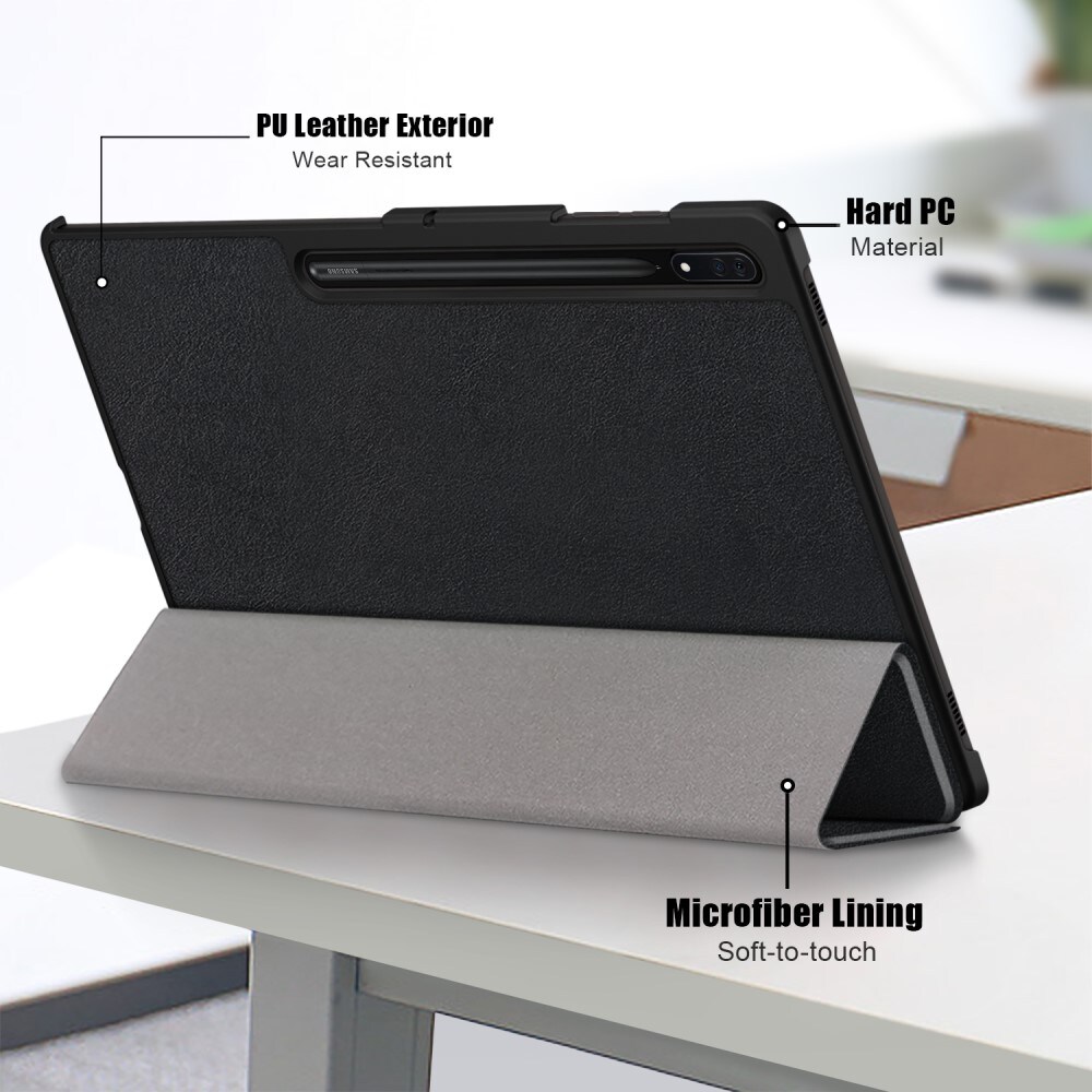 Samsung Galaxy Tab S10 Ultra Tri-Fold etui, Sort