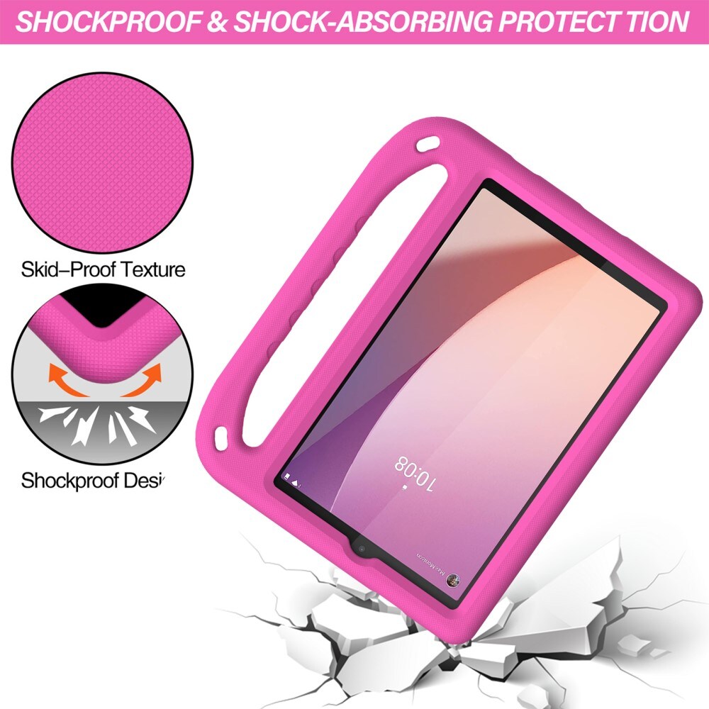  Lenovo Tab M8 (4th Gen) Stødsikkert cover/etui med håndtag - Perfekt til børn, Lyserød