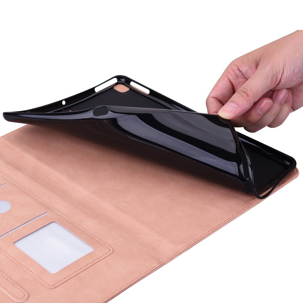 Samsung Galaxy Tab S10 Plus Etui med sommerfugle, Lyserød
