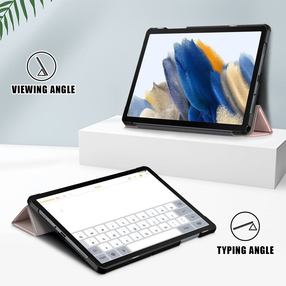 Samsung Galaxy Tab A9 Plus Tri-Fold etui, Rose guld