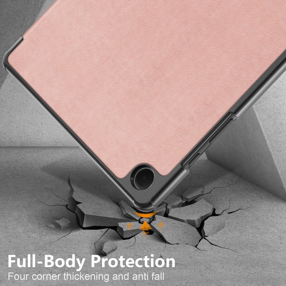 Samsung Galaxy Tab A9 Plus Tri-Fold etui, Rose guld