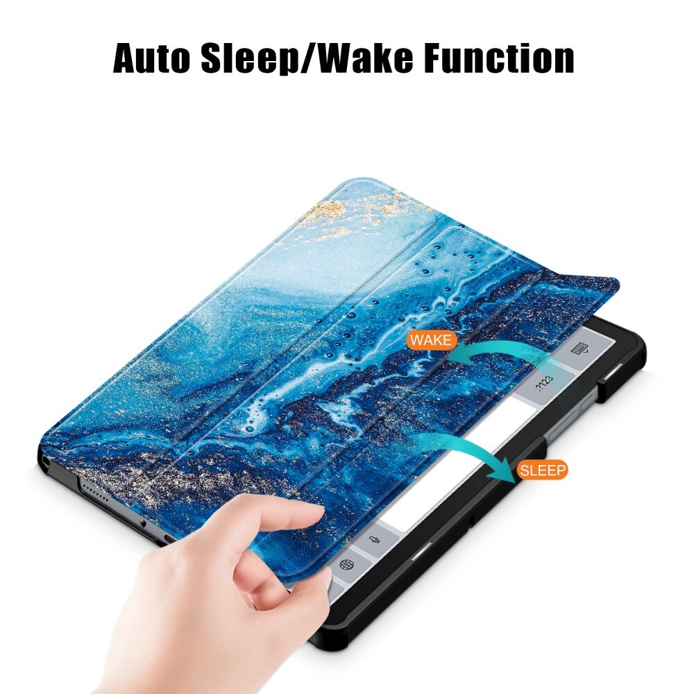 Samsung Galaxy Tab A9 Plus Tri-Fold etui, hav