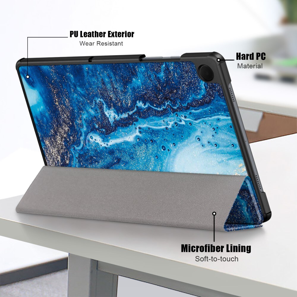 Samsung Galaxy Tab A9 Plus Tri-Fold etui, hav