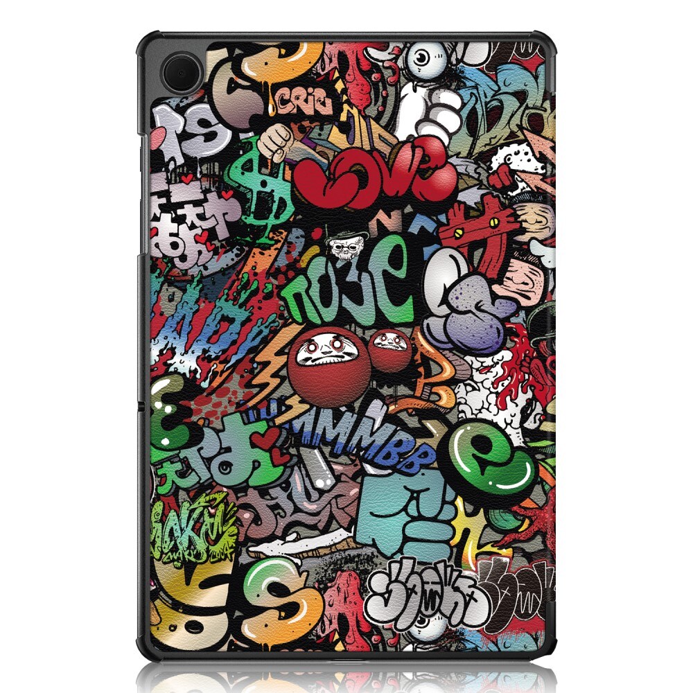 Samsung Galaxy Tab A9 Plus Tri-Fold etui, Graffiti