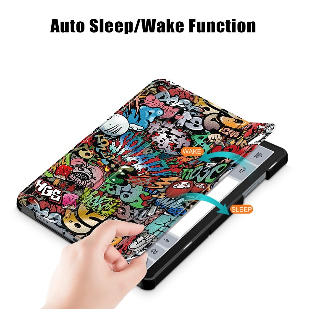 Samsung Galaxy Tab A9 Plus Tri-Fold etui, Graffiti
