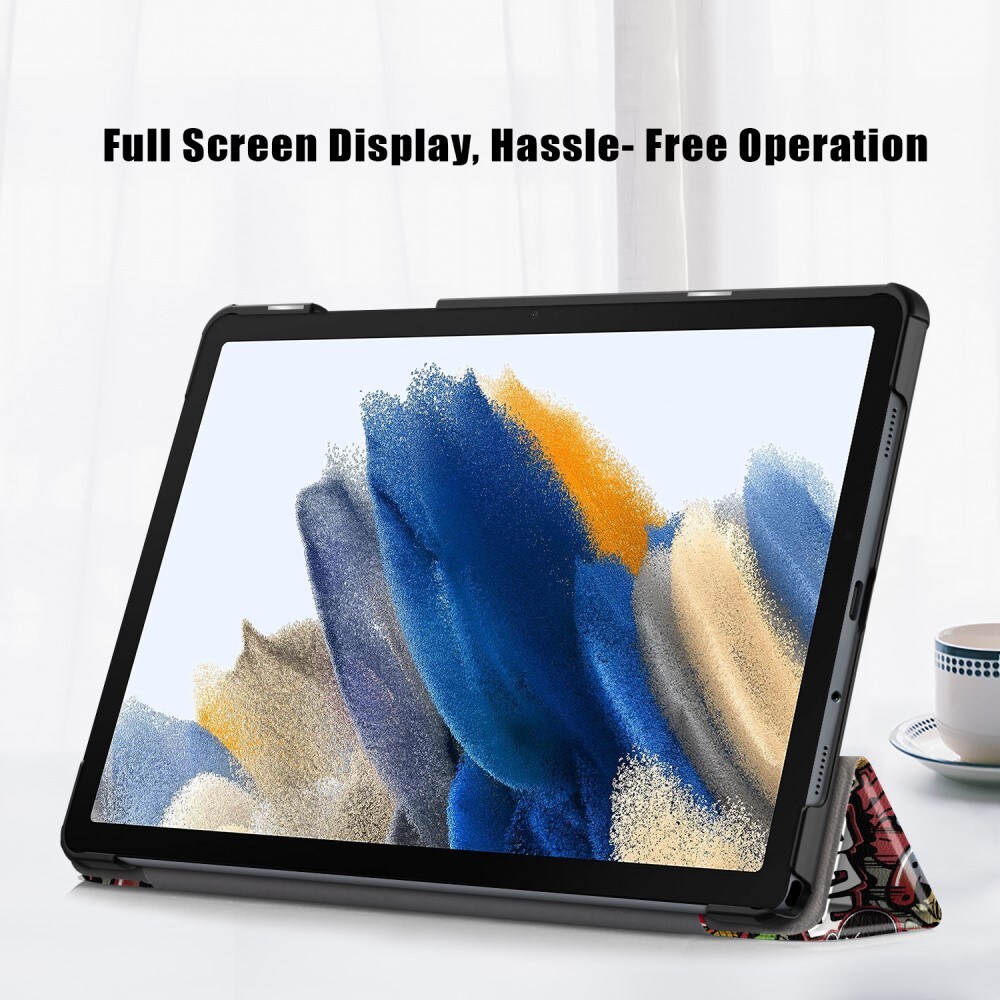 Samsung Galaxy Tab A9 Plus Tri-Fold etui, Graffiti
