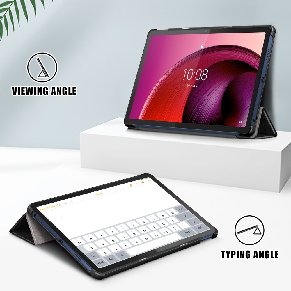  Lenovo Tab M10 5G Tri-Fold etui, Sort