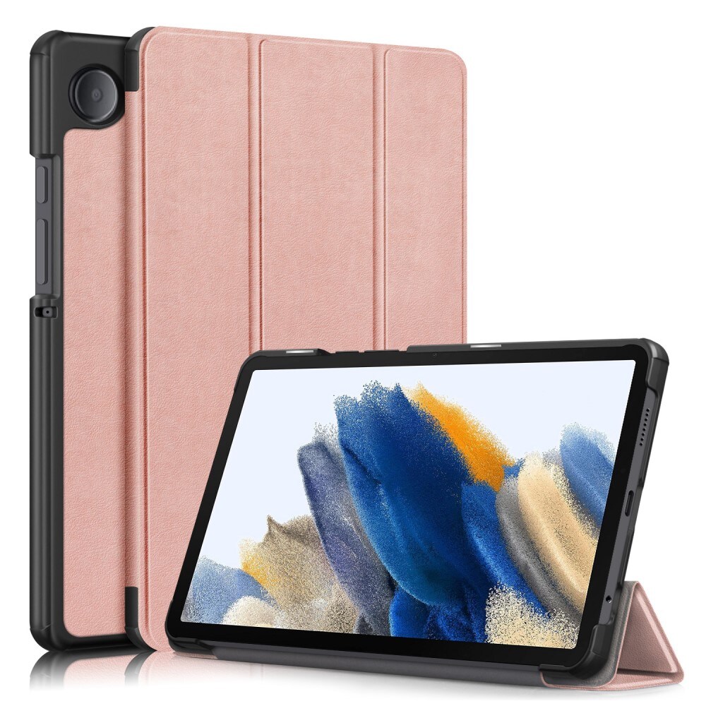 Samsung Galaxy Tab A9 Tri-Fold etui, Rose guld