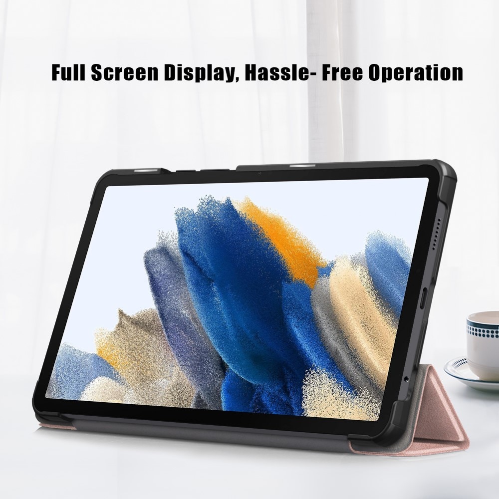Samsung Galaxy Tab A9 Tri-Fold etui, Rose guld