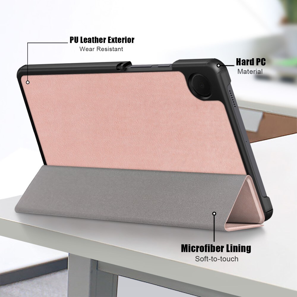 Samsung Galaxy Tab A9 Tri-Fold etui, Rose guld