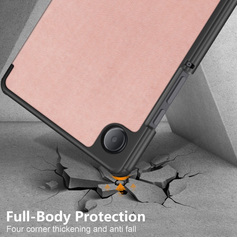 Samsung Galaxy Tab A9 Tri-Fold etui, Rose guld