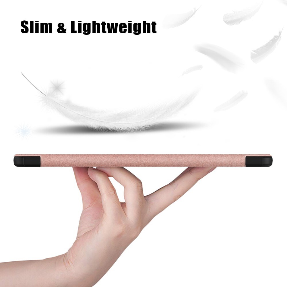 Samsung Galaxy Tab A9 Tri-Fold etui, Rose guld