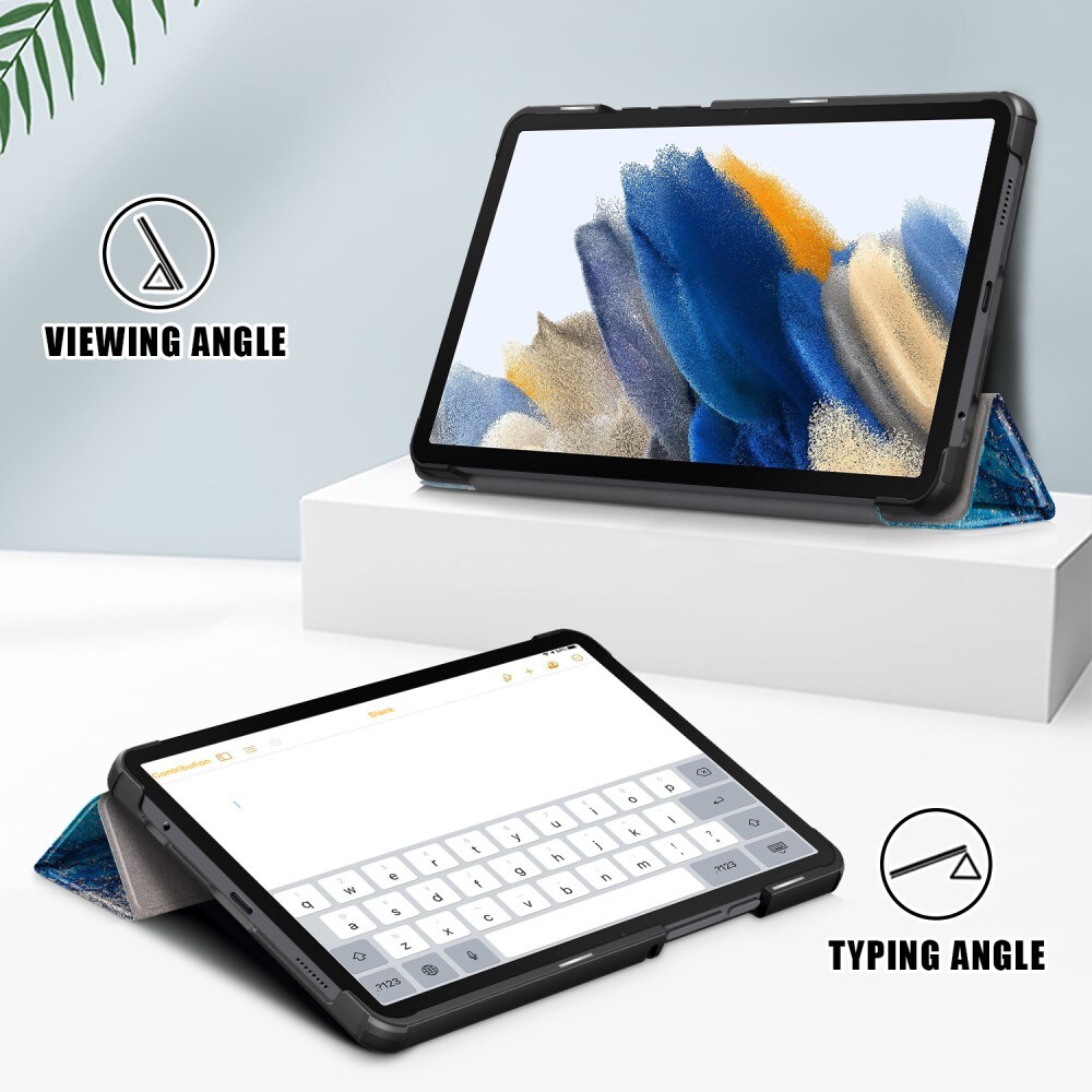 Samsung Galaxy Tab A9 Tri-Fold etui, hav