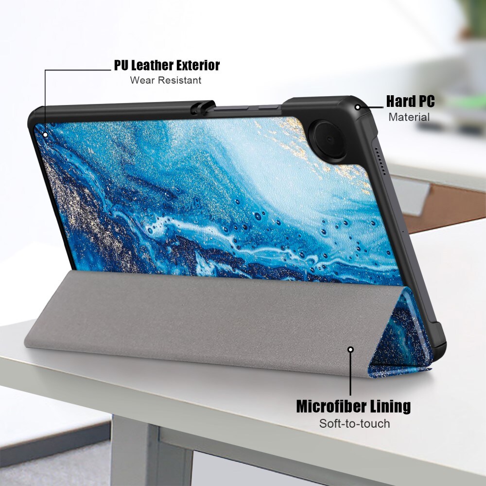 Samsung Galaxy Tab A9 Tri-Fold etui, hav