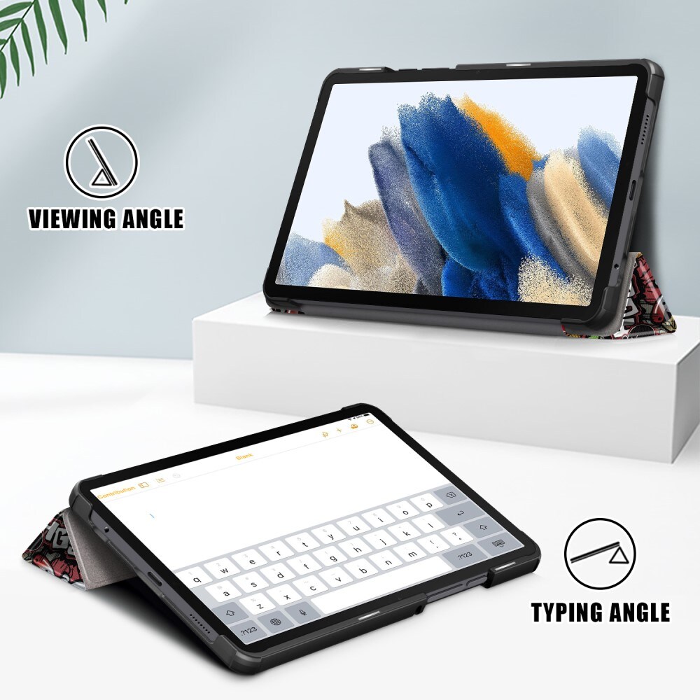 Samsung Galaxy Tab A9 Tri-Fold etui, Graffiti