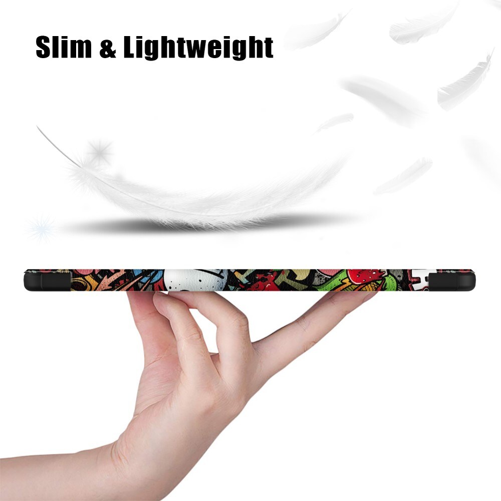 Samsung Galaxy Tab A9 Tri-Fold etui, Graffiti