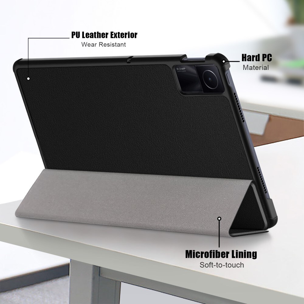 Xiaomi Redmi Pad SE Tri-Fold etui, Sort