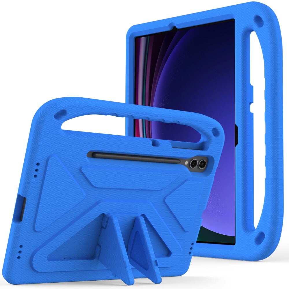Samsung Galaxy Tab S7 Plus Stødsikkert cover/etui med håndtag - Perfekt til børn, Blå