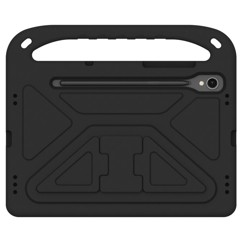 Samsung Galaxy Tab S8 Stødsikkert cover/etui med håndtag - Perfekt til børn, Sort