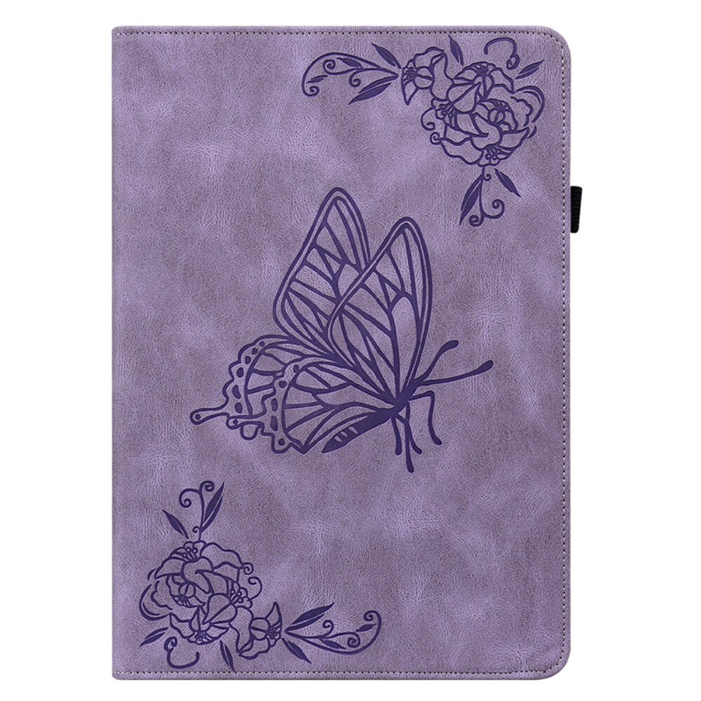  Lenovo Tab P12 Etui med sommerfugle, Lilla