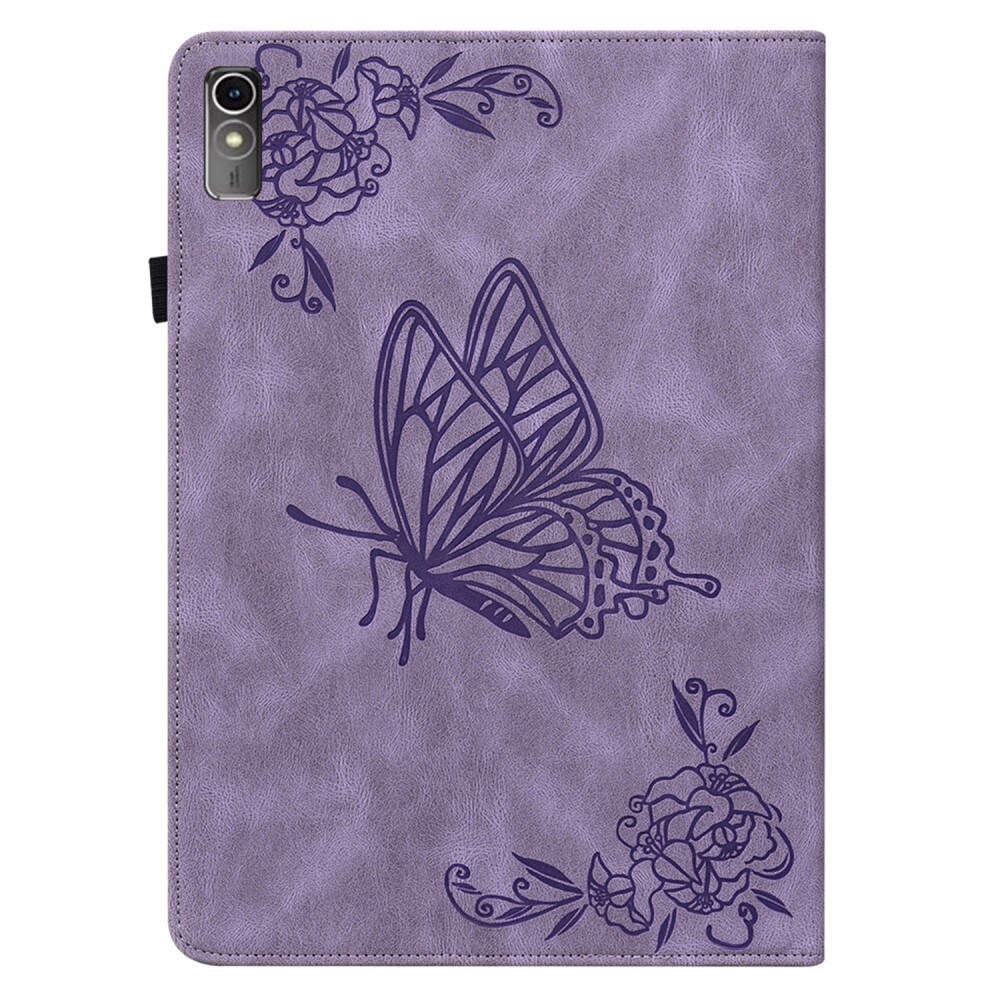  Lenovo Tab M10 5G Etui med sommerfugle, Lilla