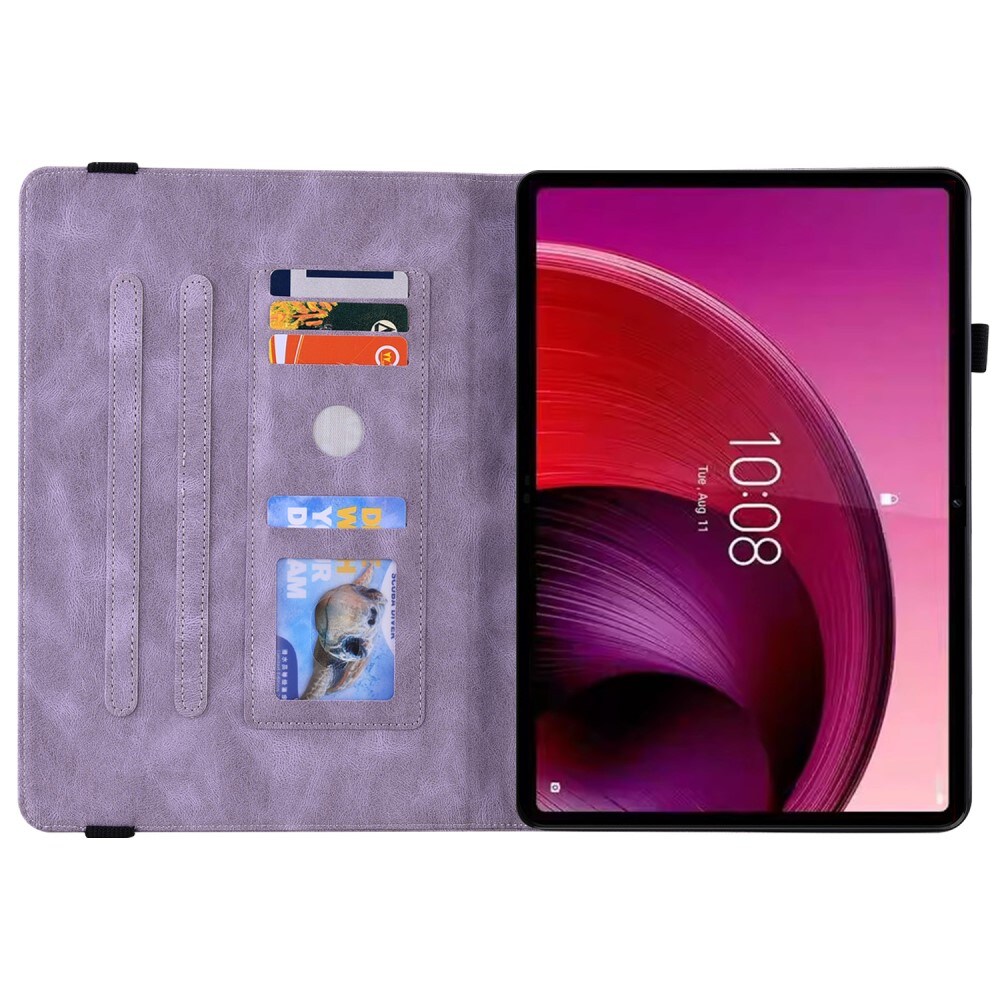  Lenovo Tab M10 5G Etui med sommerfugle, Lilla