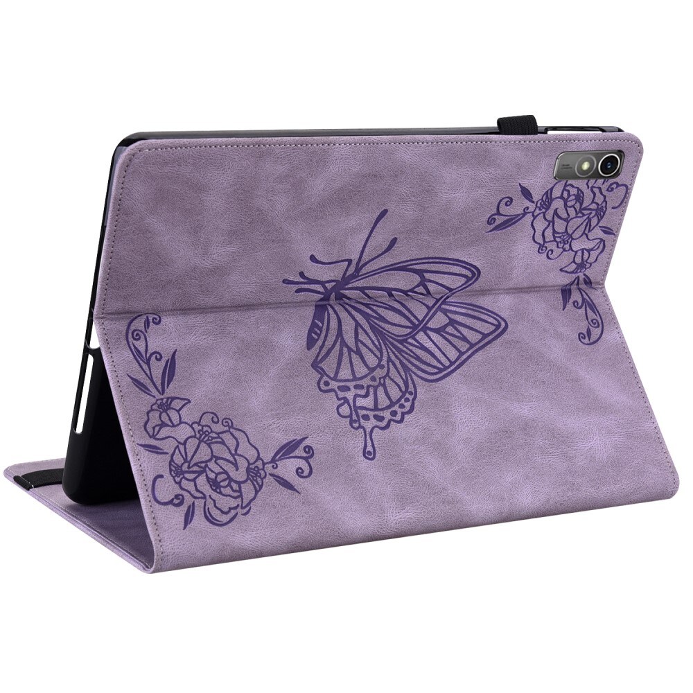  Lenovo Tab M10 5G Etui med sommerfugle, Lilla
