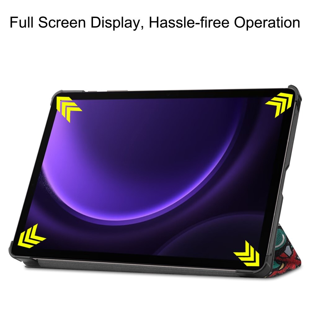 Samsung Galaxy Tab S9 FE Tri-Fold etui, Graffiti