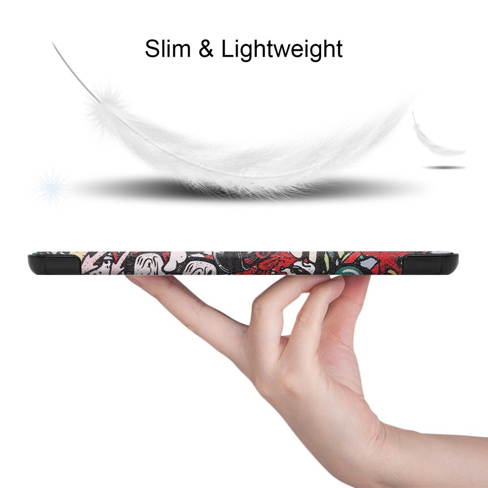 Samsung Galaxy Tab S9 FE Tri-Fold etui, Graffiti