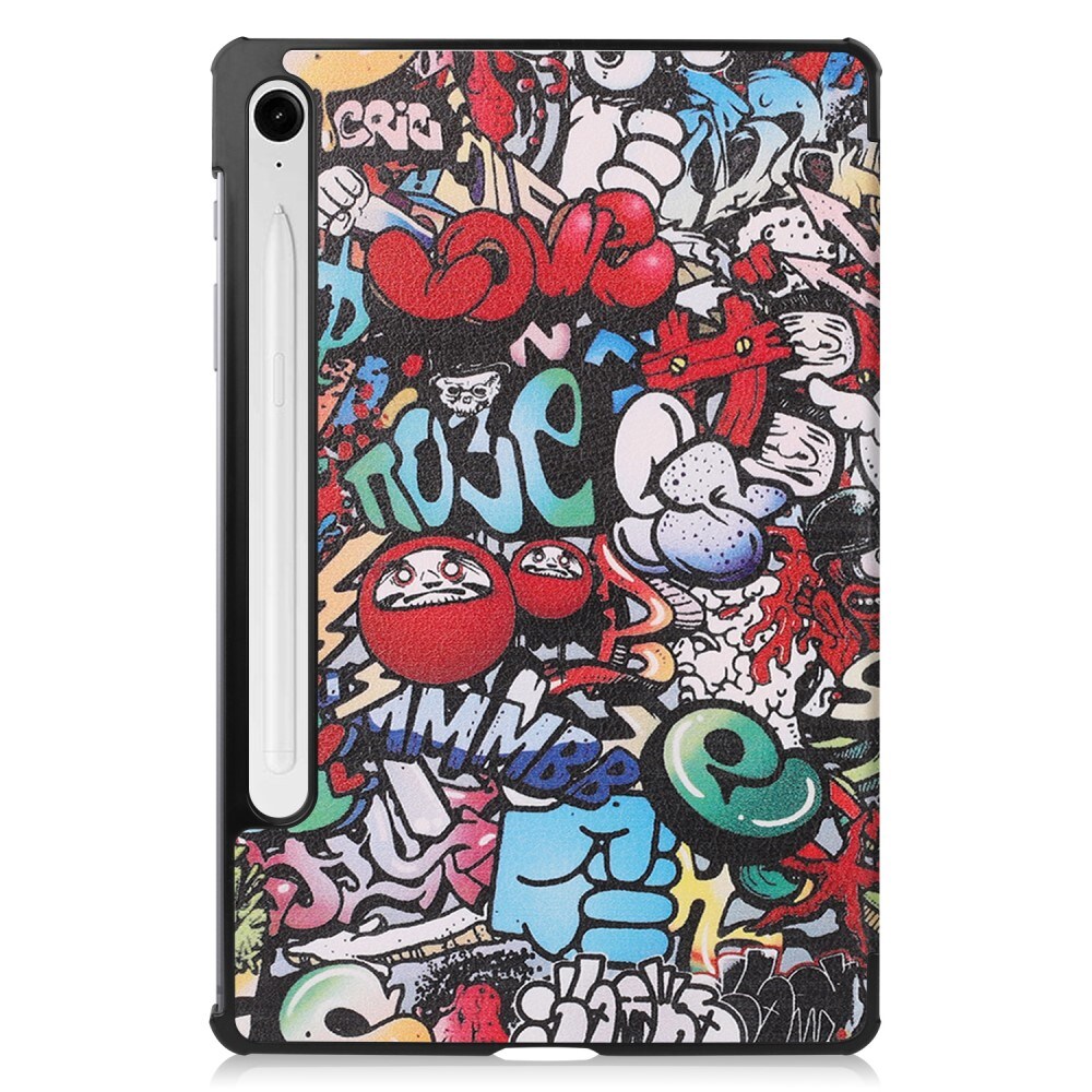 Samsung Galaxy Tab S9 FE Tri-Fold etui, Graffiti