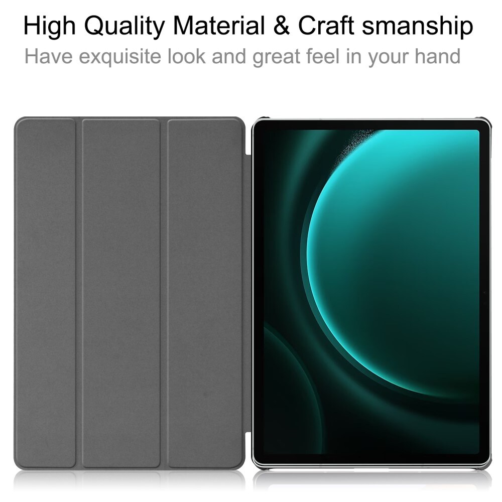Samsung Galaxy Tab S9 FE Plus Tri-Fold etui, Sort