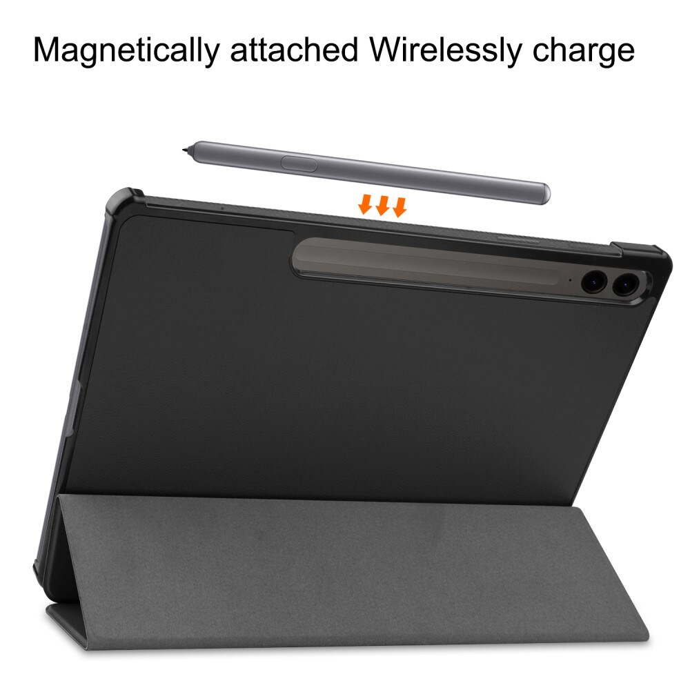 Samsung Galaxy Tab S9 FE Plus Tri-Fold etui, Sort