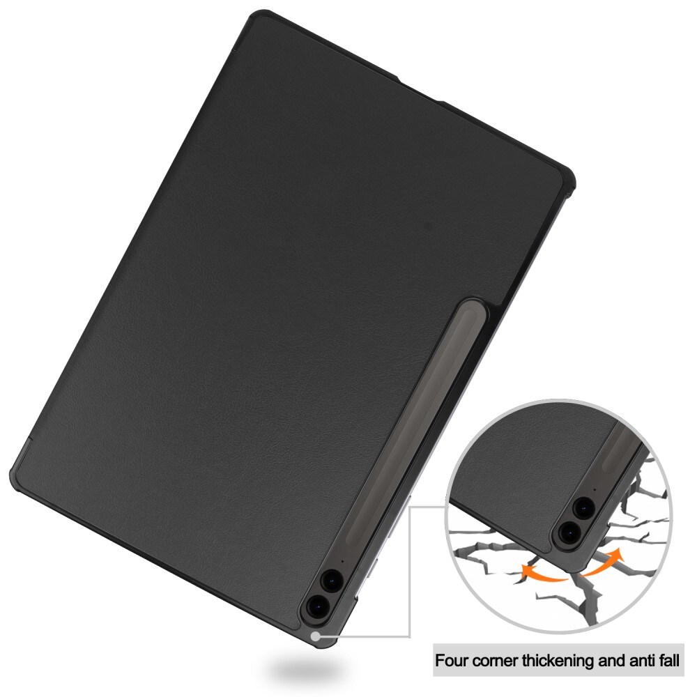 Samsung Galaxy Tab S9 FE Plus Tri-Fold etui, Sort