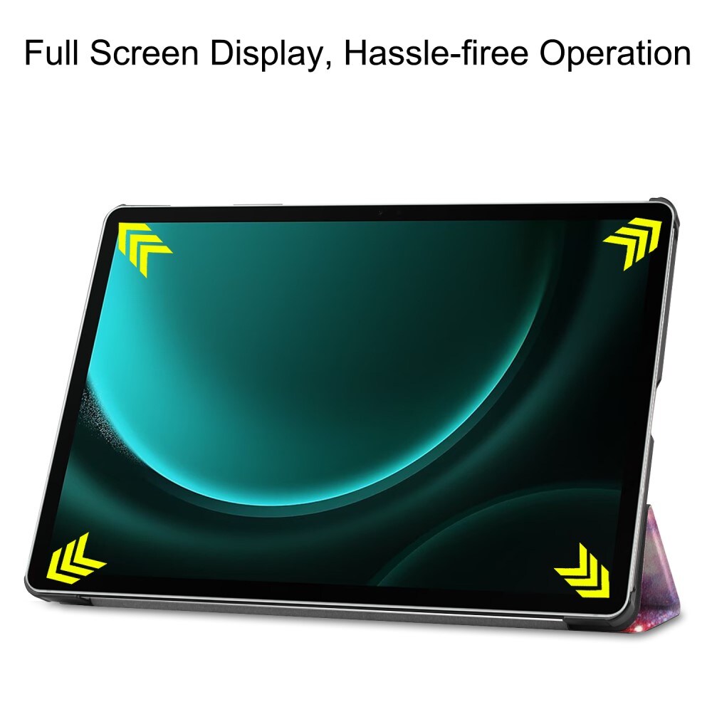 Samsung Galaxy Tab S9 FE Plus Tri-Fold etui, Rum