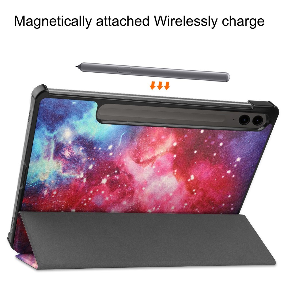 Samsung Galaxy Tab S9 FE Plus Tri-Fold etui, Rum
