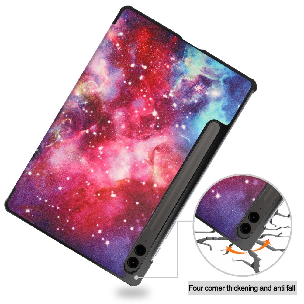 Samsung Galaxy Tab S9 FE Plus Tri-Fold etui, Rum