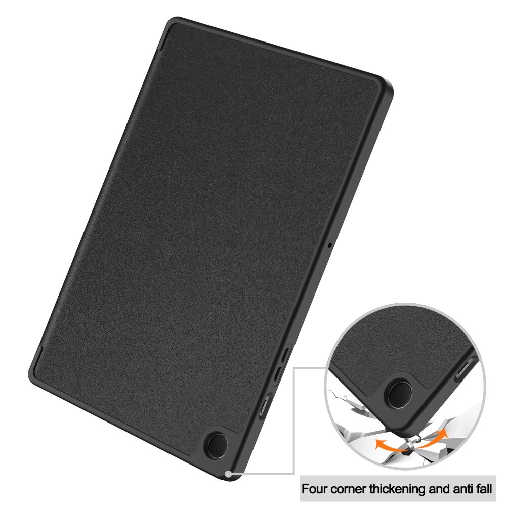 Samsung Galaxy Tab A9 Plus Tri-fold etui med penneholder, Sort