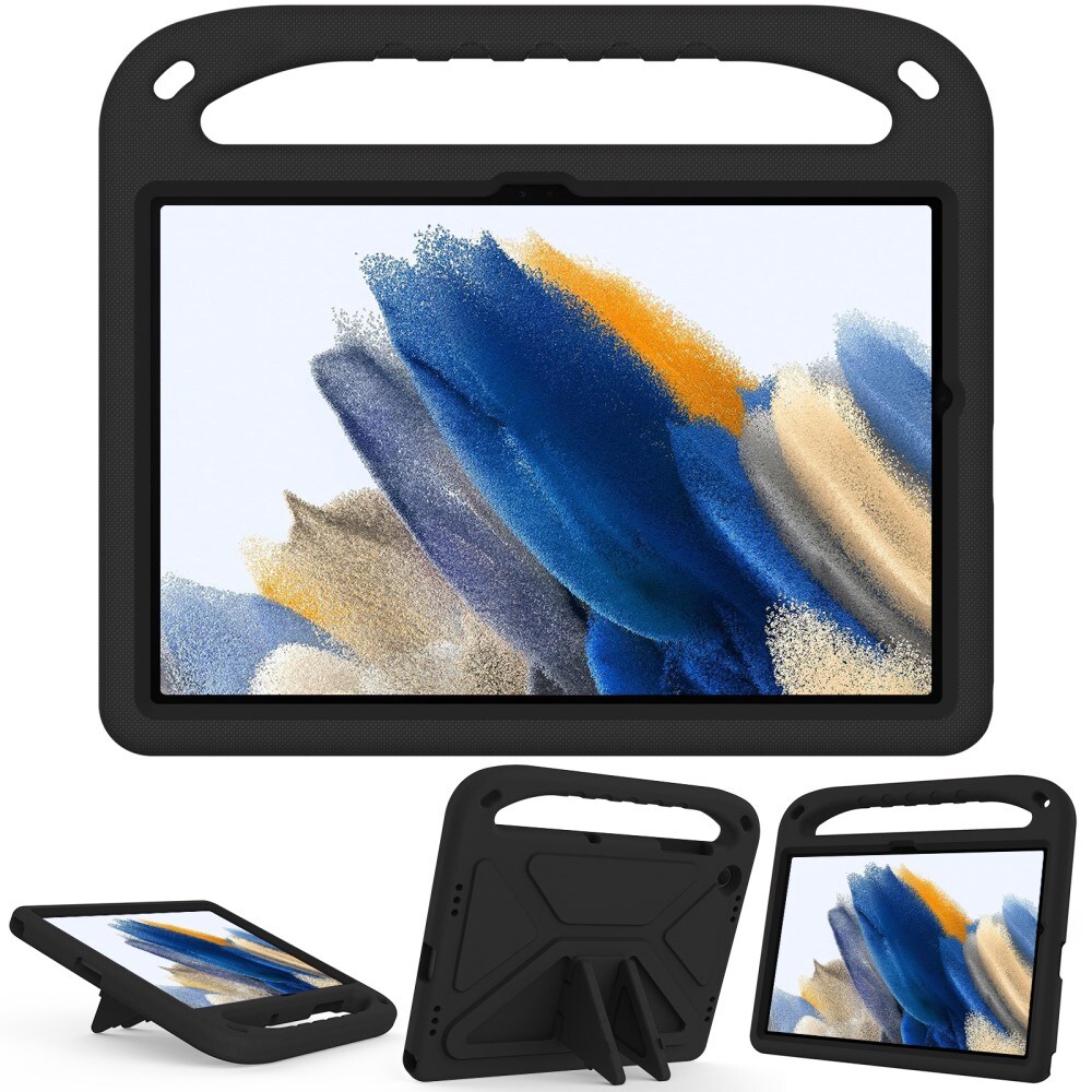 Samsung Galaxy Tab A9 Plus Stødsikkert cover/etui med håndtag - Perfekt til børn, Sort