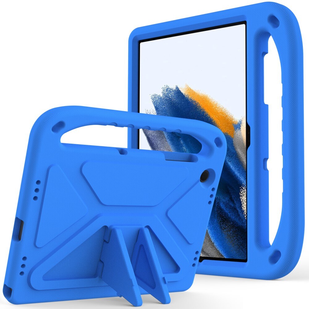 Samsung Galaxy Tab A9 Plus Stødsikkert cover/etui med håndtag - Perfekt til børn, Blå